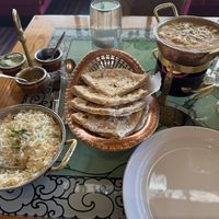 Korma and peshwari naan - both vegan!  at Indisches Restaurant Kohinoor in Nuremberg