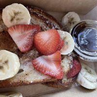 Delicious french toast (one piece)  at Handlebar in Chicago