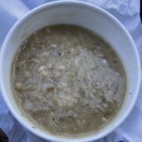 Gravy for the biscuit was delicious !  at Handlebar in Chicago