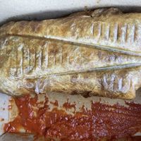 Delicious vegan chimichanga   at Handlebar in Chicago