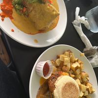 The HANDLEMUFFIN & CHIMICHANGA  at Handlebar in Chicago