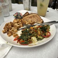 Vegan Pepita scramble!  at Handlebar in Chicago