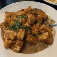 Sausage and gravy with tofu  at Handlebar in Chicago