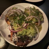 Black Bean Tostadas  at Handlebar in Chicago