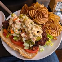 Chick'n Po Boy at Handlebar in Chicago