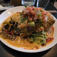 Vegan chimichanga at Handlebar in Chicago