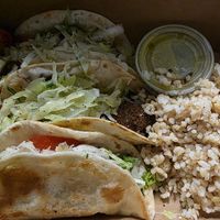 Fried avocado tacos at Handlebar in Chicago