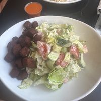 Chicken salad automatically vegan  at Handlebar in Chicago