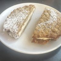 Giant oatmeal cookie vegan   at Handlebar in Chicago
