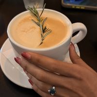 Lavender Latte  at Handlebar in Chicago