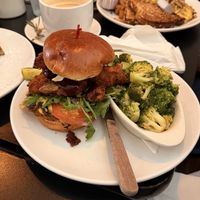 The Roadhouse with Sesame Broccoli  at Handlebar in Chicago