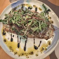 Mushroom toast! My favorite  at Café Libertad in Mexico City