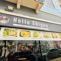 Outside Signage at Hello Saigon in Lisbon