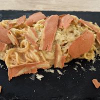 Pasta a la CarboNada at MATi in Zaragoza