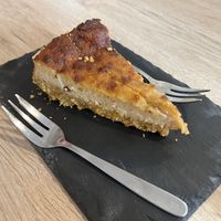 Tarta de queso (buenísima!)  at MATi in Zaragoza
