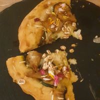 La comida muy rica. Nos olvidamos de las fotos hasta este momento // Outstanding food. We have forgotten to take pics until... Oops at MATi in Zaragoza