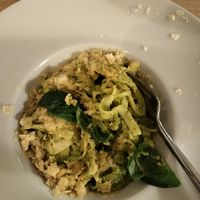 Plato de pasta at MATi in Zaragoza