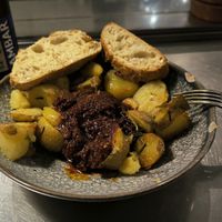 Papas con mojo at MATi in Zaragoza
