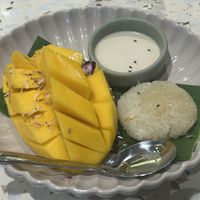 Sticky mango rice  at Ginger Farm Kitchen in Phuket