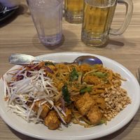 Vegan pad Thai  at Thai Smile in Palm Springs