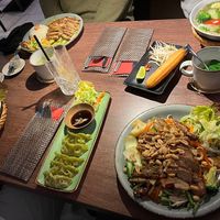 diverse vegane Speisen  at măm măm in Erfurt