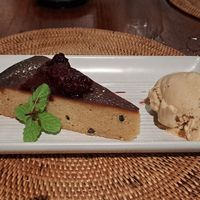 "Vegan cake" at Sandals Restaurant - Pacific Resort Rarotonga in Rarotonga