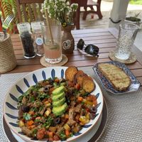 Tempeh scramble  at Ojas Vegan & Vegetarian Eatery in Siem Reap