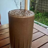 Chocolate banana fusion at Ojas Vegan & Vegetarian Eatery in Siem Reap
