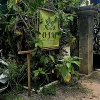 Entrance at Ojas Vegan & Vegetarian Eatery in Siem Reap