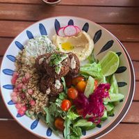 Falafel Salad at Ojas Vegan & Vegetarian Eatery in Siem Reap