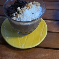 Chocolate and PB tofu mousse at Ojas Vegan & Vegetarian Eatery in Siem Reap