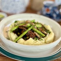 Tempeh in gravy   at Ojas Vegan & Vegetarian Eatery in Siem Reap