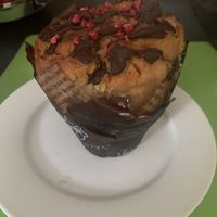 Raspberry chocolate muffinns  at Beanhive Coffee - Baggot St in Dublin