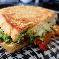 Vegan Turkish Toastie - Pumpkin, pesto etc at The Pearfect Pantry in Osbourne Park