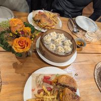 Vegan burgers and Shao Mai at Xiaolou - Bistro & Bowl in Dali