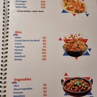 Speisekarte at Jareedy Café - جريدي in Aswan