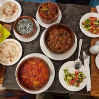 Okra

Mixed Veg
Potatoes
Fladenbrot
Tahin at Jareedy Café - جريدي in Aswan