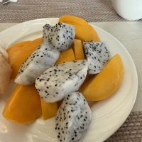Extremely fresh fruit from the hotel breakfast buffet   at Bhu Nga Sani in Krabi