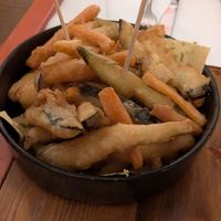 Fried veggies at Labirratorio in Falconara Marittima