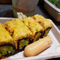 Spicy mango yum at Beyond Sushi - Chelsea Market in New York City