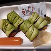 Pickle sushi at Beyond Sushi - Chelsea Market in New York City