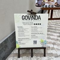 The menu  at GOVINDA - Lounge & Market in Lima