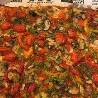 Vegan fiesta pizza pie  at Unregular Pizza - Upper East Side in New York City