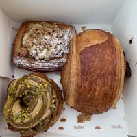 Danish / pistachio crossaint / pain au chocolate   at Magma Bakery Lab  in Barcelona