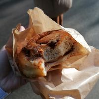 Cinnamon roll at Magma Bakery Lab  in Barcelona