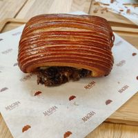 Pain suisse de chocolate at Magma Bakery Lab  in Barcelona