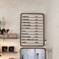 Coffee list  at Magma Bakery Lab  in Barcelona