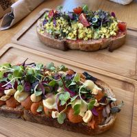 Sobrasada vegana / Tofu estilo huevos   at Magma Bakery Lab  in Barcelona