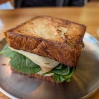 Delicious! Ham and cheese at Magma Bakery Lab  in Barcelona