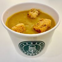 Lentil soup at Vegan Burger - Al Ghurair Centre in Dubai